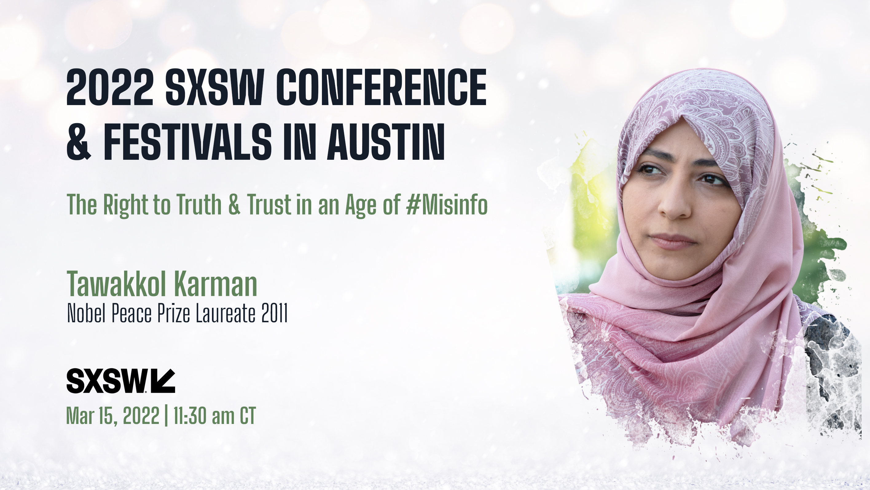 Tawakkol Karman heads to Texas to participate in annual Austin Festival